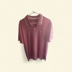 Calvin Klein Maroon Polo Shirt